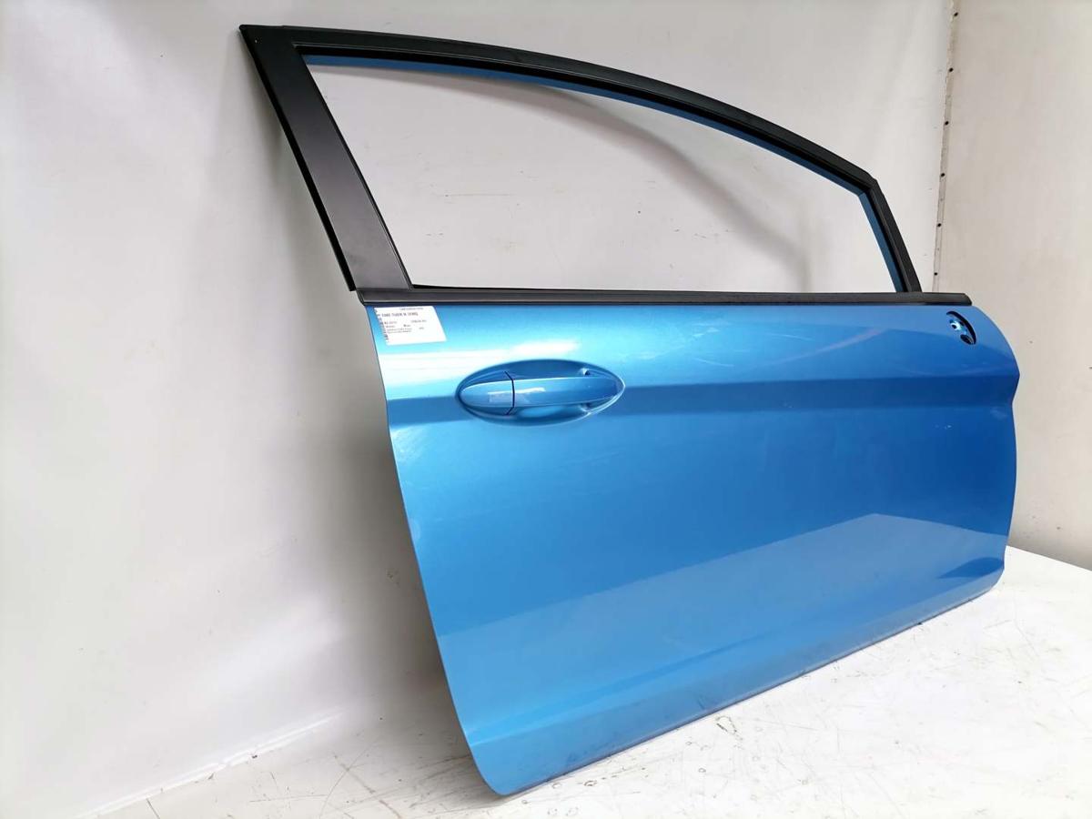 Ford Fiesta JA8 original Tür vorn rechts Vision Blau 3-Türer Bj.2010
